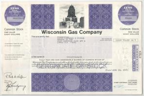 Amerikai Egyesült Államok 1939-1979. 7 darabos részvény tétel, benne "PPG Industries", &qu...