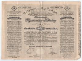 Budapest 1906. "A Magyar Jelzálog-Hitelbank Nyeremény-Kötvénye" "A" részkötvény ...