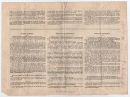 Budapest 1906. "A Magyar Jelzálog-Hitelbank Nyeremény-Kötvénye" "A" részkötvény ...