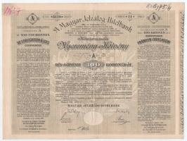 Budapest 1906. "A Magyar Jelzálog-Hitelbank Nyeremény-Kötvénye" "A" részkötvény ...