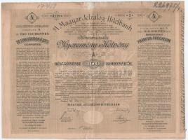 Budapest 1906. "A Magyar Jelzálog-Hitelbank Nyeremény-Kötvénye" "A" részkötvény ...