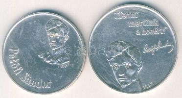 1973. 50Ft Ag + 100Ft Ag "Petőfi" T:BU,BU k