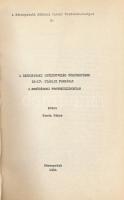Román János: A sárospataki szőlőművelés XVI.-XVII. századi történetének forrásai a mezővásosi protok...