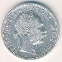 Ausztria 1878. 1Ft Ag T:3+/3