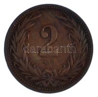 1914K-B 2f bronz "Magyar Királyi Váltópénz" T:2,2- patina
Adamo K4