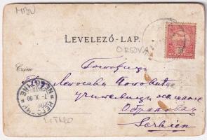 1900 Orsova, Ozanic F. szálloda és étterem / Landschaftenhaus / hotel and restaurant. Schneider &...