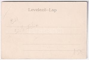 Félixfürdő, Baile Felix; Victor szálloda. Csathó Gábor és társa kiadása / hotel. Art Nouveau, floral...