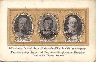 Franz Josef, Carl Franz Josef, Wilhelm emperors (Eb)