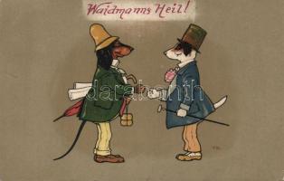 Dogs: Waidmanns Heil! litho s:FB