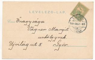 1906 Lugos, Lugoj; Gimnázium és színház, Karl-féle úri és női uszoda / grammar school, theatre, swim...