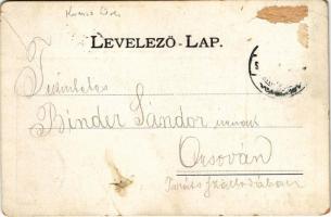 Lugos, Lugoj; M. kir. állami főgimnázium, tanuló. Auspitz Adolf kiadása / grammar school, student (k...