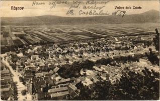 1927 Barcarozsnyó, Rozsnyó, Rosenau, Rasnov; Vedere dela Cetate / látkép a várból / general view from the castle (EK)