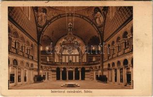 Nagyszeben, Hermannstadt, Sibiu; Interiorul catedralei / Székesegyház, belső / cathedral, interior (EK)