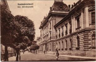 1915 Szatmárnémeti, Satu Mare; Kir. Törvényszék. Vasúti levelezőlapárusítás 2131. / court (Rb)