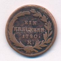 1780K 1kr Cu "Mária Terézia" Körmöcbánya T:3 patina, ü.
Huszár: 1762, Unger III.: 1274.a