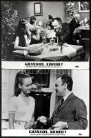 cca ,,Granada, addio" című olasz film jelenetei és szereplői, 13 db vintage produkciós filmfotó...