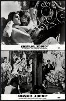 cca ,,Granada, addio" című olasz film jelenetei és szereplői, 13 db vintage produkciós filmfotó...