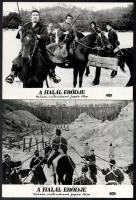 cca 1969 ,,A halál erődje" című japán film jelenetei és szereplői, 27 db vintage produkciós fil...