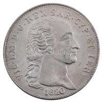 Olasz Államok / Szardíniai Királyság 1820. 5L "I. Viktor Emanuel" peremen "FERT" jelzéssel, utánveret (22,91g) T:2 Italian States / Kingdom of Sardinia 1820. 5 Lire "Vittorio Emanuele I" with "FERT" lettering on edge, restrike (22,91g) C:XF Krause KM#113