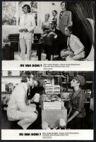 cca 1972 Barbara Streisand a ,,Mi van doki" című amerikai filmvígjáték jeleneteiben, 13 db vint...