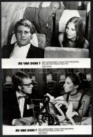cca 1972 Barbara Streisand a ,,Mi van doki" című amerikai filmvígjáték jeleneteiben, 13 db vint...