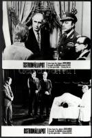 cca 1973 ,,Ostromállapot" című francia film jelenetei és szereplői, 15 db vintage produkciós fi...