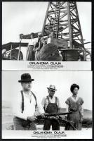 cca 1973 ,,Oklahoma olaja" című amerikai westernfilm jelenetei és szereplői, 9 db vintage produ...