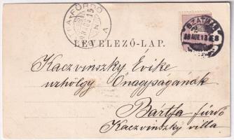 1898 (Vorläufer) Szatmárnémeti, Szatmár, Satu Mare; Kazinczy utca, Deák tér déli oldala, Kir. Törvén...