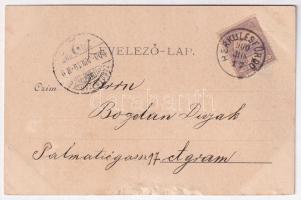 1900 Herkulesfürdő, Baile Herculane; Ferenc József udvar. Emil Jäger kiadása / Franz Josefhof (Rb)