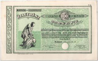 Budapest 1928-1939. "Hangya Termelő-Értékesítő és Fogyasztási Szövetkezet" üzletrésze 100P...