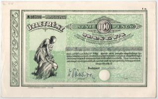 Budapest 1928-1939. "Hangya Termelő-Értékesítő és Fogyasztási Szövetkezet" üzletrésze 100P...