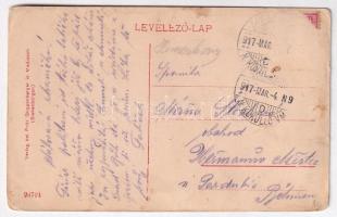 1917 Medgyes, Mediasch, Medias; Schmiedgässer Thurm / Kovács utcai torony. Fritz Guggenberger / towe...