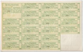 Budapest 1943. "Hangya Termelő-Értékesítő és Fogyasztási Szövetkezet" üzletrésze 500P-ről,...