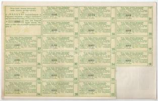 Budapest 1943. "Hangya Termelő-Értékesítő és Fogyasztási Szövetkezet" üzletrésze 500P-ről,...