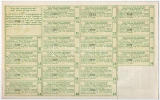 Budapest 1943. "Hangya Termelő-Értékesítő és Fogyasztási Szövetkezet" üzletrésze 500P-ről,...