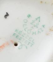 Hollóházi papagájok, kézzel festett porcelán, jelzett, hibátlan, m: 18 cm