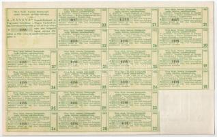 Budapest 1943. "Hangya Termelő-Értékesítő és Fogyasztási Szövetkezet" üzletrésze 500P-ről,...