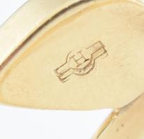 Arany (Au/14k) 3 db nyaklánc nettó: 9,2g, h: 56, 41, 54 cm, 1 db gyűrű, kővel ékítve, m: 57. bruttó:...