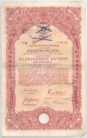 Budapest 1917. "A magyar korona országai 6%-kal kamatozó Járadékkölcsön" államadóssági köt...