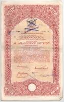 Budapest 1917. "A magyar korona országai 6%-kal kamatozó Járadékkölcsön" államadóssági köt...