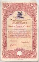 Budapest 1917. "A magyar korona országai 6%-kal kamatozó Járadékkölcsön" államadóssági köt...