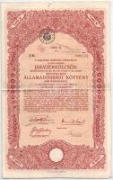 Budapest 1917. "A magyar korona országai 6%-kal kamatozó Járadékkölcsön" államadóssági köt...