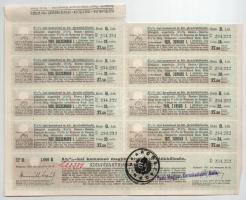 Budapest 1917. "A magyar korona országai, 5 1/2%-kal kamatozó járadékkölcsön - államadóssági kö...