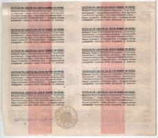 Budapest 1918. "A Magyar Korona Országai 5 1/2%-kal kamatozó Járadékkölcsön" államadóssági...