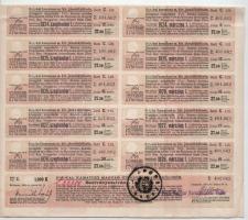 Budapest 1918. "A Magyar Korona Országai 5 1/2%-kal kamatozó Járadékkölcsön" államadóssági...