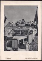 cca 1950-55 2 db kommunista propaganda nyomtatvány: "Első gabonát a hazának", illusztrált ...