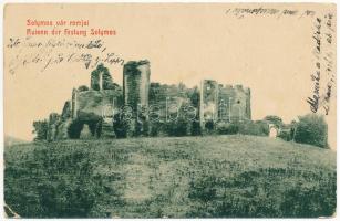 Lippa, Lipova; Solymos vár romjai. W.L. Bp. 3015. / Cetatea Soimos / castle ruins (EB)