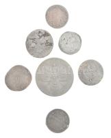7db-os vegyes, gyenge tartású Ag érmetétel, közte Orosz Birodalom 1914. 10k Ag T:3,3-
7pcs of mixed...