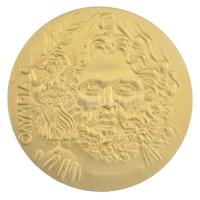 Görögország DN 1896 Olimpia kétoldalas, aranyozott fém modern emlékérem (50mm) T:1 Greece ND 1896 Olympics two-sided, gilt metal modern medallion (50mm) C:UNC