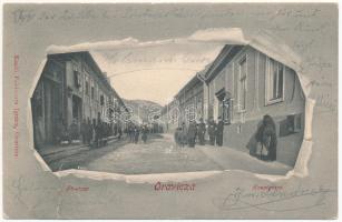 1902 Oravica, Oravita; Fő utca. Feldmann Ignác kiadása / Hauptgasse / main street. Art Nouveau (r)